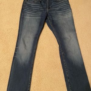 Mens Buckle Jake straight leg jeans.